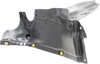 Front Section Fender Liner Left Driver Side Direct Replacement Compatible With 2017-2018 Audi A4 AU1248134 8W0853887A-PFM