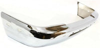 Front Bumper Chrome Steel With Molding Holes Direct Replacement Compatible With 1993-1997 Ford Ranger FO1002244 F57Z17757AA