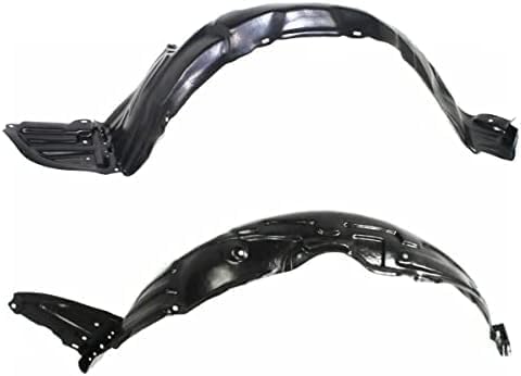 Front Fender Liners + Engine Splash Shields Under Cover Plastic Left Driver & Right Passenger Side Direct Replacement Compatible With 2005-2010 Scion tC SC1248105 SC1249104