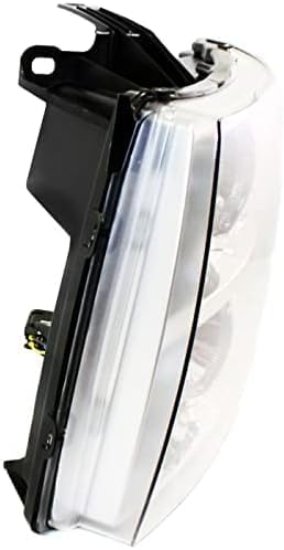 Front Head Light Assembly Halogen Left Driver Side Direct Replacement Compatible With 2007-2014 Chevrolet Silverado GM2502280 22853027
