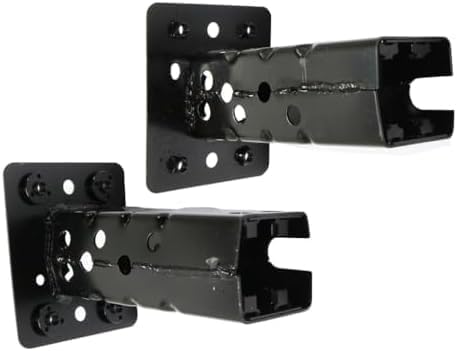 Set Of 2 Front Bumper Bracket Steel Left Driver & Right Passenger Side Direct Replacement Compatible With 2013-2022 Chevrolet Trax / Buick Encore GM1067206 GM1066206 42392685 42392684