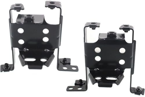 Set Of 2 Front Bumper Inner Bracket Right Passenger & Left Driver Side Direct Replacement Compatible With 2011-2014 GMC Sierra 2500HD 3500HD GM1063102 GM1062102 25832381 25832380
