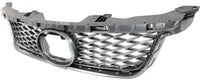 Front Grille Painted Dark Gray Shell And Insert Plastic Direct Replacement Compatible With 2011-2013 Lexus CT200h LX1200143 5311176030