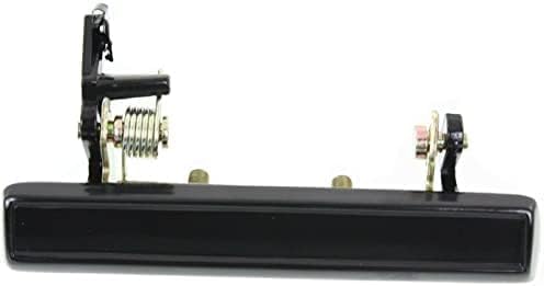 Set Of 2 Front Exterior Door Handle Smooth Black Right Passenger & Left Driver Side Direct Replacement Compatible With 1978-1988 Chevrolet Monte Carlo / 1982-1987 Buick Regal 20454212
