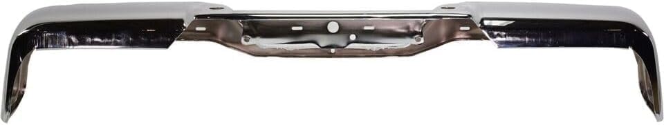 Step Bumper Face Bar Chrome Steel Without Rear Object Sensor Holes Direct Replacement Compatible With 2006-2008 Ford F-150 / Lincoln Mark LT FO1102358 8L3Z17906B