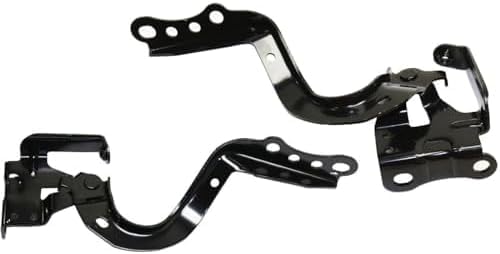 Set of 2 Front Hood Hinge Steel Right Passenger & Left Driver Side Direct Replacement Compatible with 2016-2022 Toyota Prius / 2017-2022 Prime TO1236231 TO1236232 5341047130