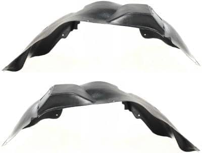 Set Of 2 Front Fender Liner Right Passenger & Left Driver Side Direct Replacement Compatible With 2008-2010 Grand Cherokee CH1248139 CH1249139 55079096AA 55079097AA