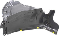 Front Section Fender Liner Right Passenger Side Direct Replacement Compatible With 2017-2018 Audi A4 AU1249134 8W0853888A-PFM