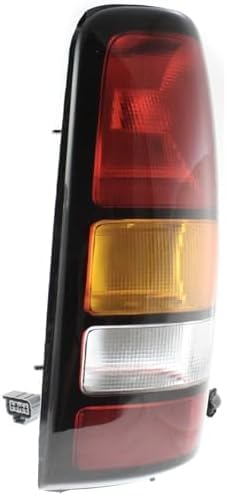 Set of 2 Tail Light Lens And Housing Left Driver & Right Passenger Side Direct Replacement Compatible With 2004-2007 GMC Sierra 1500 2500HD 3500 GM2801177 GM2800177 19169022 19169021
