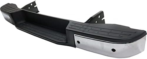 Rear Step Bumper Face Bar Chrome Steel Direct Replacement Compatible With 2012-2021 Nissan NV-Series Full Size Van NI1102159 850101PA0B