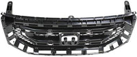 Front Grille Gray Shell And Insert Direct Replacement Compatible With 2009-2011 Honda Pilot HO1200200 75101SZAA01ZA