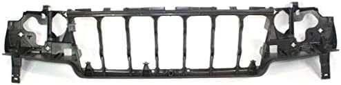 Front Header Panel Headlight Mounting Panel Plastic Direct Replacement Compatible With 1999-2003 Jeep Grand Cherokee CH1220116 55155498AB