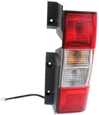 Set Of 2 Tail Light Assembly Plastic Left Driver & Right Passenger Side Direct Replacement Compatible With 2012-2021 Nissan NV1500 / NV2500 / NV3500 NI2801198 NI2800198