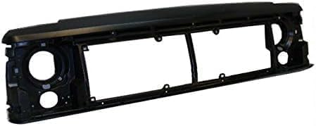 Front Header Panel + Grille + Headlight Door Bezel Primed Left Driver & Right Passenger Side Direct Replacement Compatible With 1991-1996 Jeep Cherokee CH1220107 CH1200177 CH2512124
