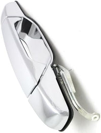 Rear Exterior Door Handle Chrome Left Driver Side Direct Replacement Compatible with 2007-2013 Chevrolet Silverado 1500 2500 3500HD GM1520130 22738725