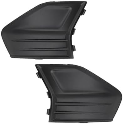 Set Of 2 Front Fog Light Cover Textured Left Driver & Right Passenger Side Direct Replacement Compatible With 2019-2020 Ford Fusion FO1039182 FO1038182 KS7Z17B814AA KS7Z17B814AB