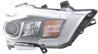 Front Head Light Assembly Plastic Right Passenger Side Direct Replacement Compatible With 2016-2018 Nissan Maxima NI2503235 260104RF9B 260104RF0B