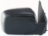 Set Of 2 Front Power Mirror Manual Folding Heated Primed Plastic Right Passenger & Left Driver Side Direct Replacement Compatible With 2006-2014 Honda Ridgeline HO1320232 HO1321232