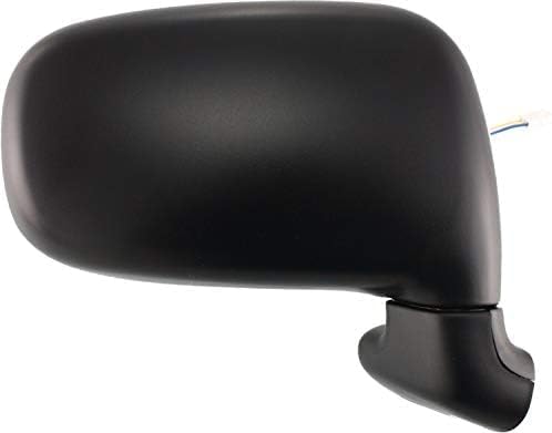 Front Power Mirror Manual Folding Non-Heated Textured Plastic Right Passenger Side Direct Replacement Compatible With 1991-1997 Toyota Previa TO1321158 8791028290