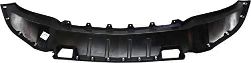 Front Bumper Steel With Fog Light And Parking Aid Sensor Holes + Lower Valance Textured Plastic Direct Replacement Compatible With 2015-2019 Chevrolet Silverado 2500/3500