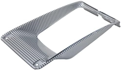 Set Of 2 Front Headlight Bezel Chrome Plastic Left Driver & Right Passenger Side Direct Replacement Compatible With 1995-2004 International 3800/4700 / 8100HD IH2511100 IH2510100