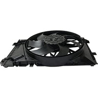 Front Radiator Fan Assembly Direct Replacement Compatible with 2006-2009 Mercedes Benz CLK350 MB3115147 2035001693 2035050255