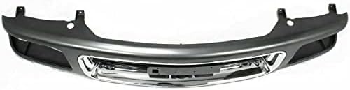 Front Grille Silver Shell And Painted Gray Insert Direct Replacement Compatible With 1994-1997 GMC Sonoma / 1995-1997 Jimmy GM1200355 15647633