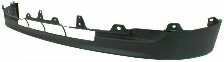 Front Bumper Primed Steel + Upper & Lower Valance Textured Direct Replacement Compatible With 2001-2004 Ford F-Series Super Duty/Excursion FO1002376 FO1095176 FO1095203 1C3Z17757PAA