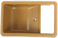 Set of 2 Front Inside Door Handle Case Beige Left Driver & Right Passenger Side Direct Replacement Compatible with 1984-1989 Toyota Pickup / 4Runner TO1358103 TO1356103