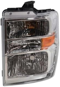 Set Of 2 Front Head Light Assembly Halogen Right Passenger & Left Driver Side Direct Replacement Compatible With 2008-2021 Ford E-Series Van FO2502249 FO2503249 AC2Z13008C AC2Z13008D