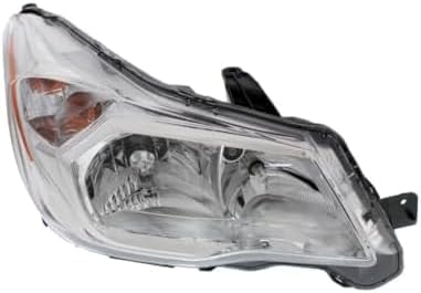 Set Of 2 Front Head Light Assembly Plastic Left Driver & Right Passenger Side Direct Replacement Compatible With 2014-2016 Subaru Forester SU2503145 SU2502145 84001SG081 84001SG091