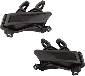 Set Of 2 Front Fog Lamp Cover Textured Right Passenger & Left Driver Side Direct Replacement Compatible With 2018-2020 Nissan Kicks NI1039167 NI1038167 622565RB0A 622575RB0A