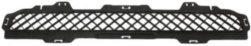Front Bumper Lower Grille Textured Gray Plastic Without Fog Light Holes Direct Replacement Compatible With 2006-2010 Hummer H3 HU1036100 25821170