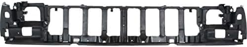 Front Header Panel ABS Plastic Without Headlight Leveling Device Direct Replacement Compatible With 1993-1995 Jeep Grand Cherokee CH1220110 55054886
