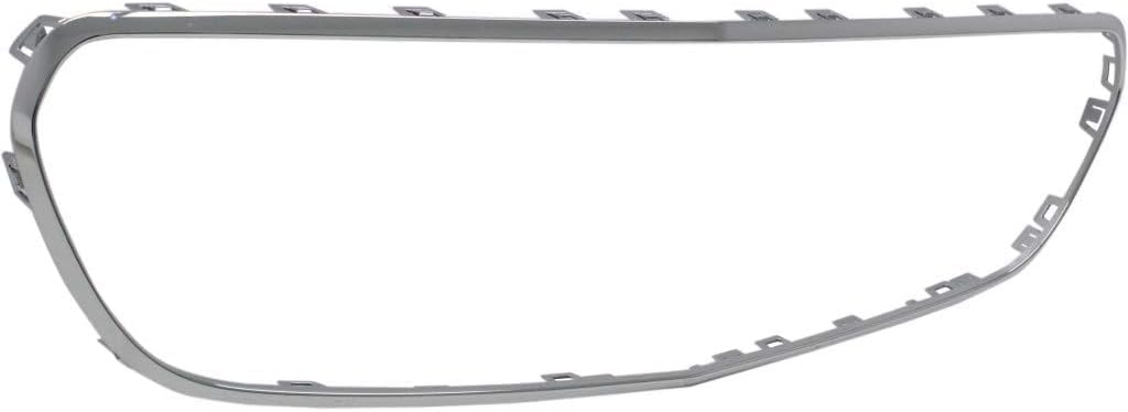 Front Grille Molding Chrome Plastic Direct Replacement Compatible With 2017-2020 Mercedes Benz E-Class MB1202106 2138850200