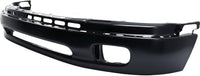 Front Bumper Primed Steel + Upper Cover Textured + Bumper Mounting Bracket Left Driver And Right Passenger Side Direct Replacement Compatible With 2000-2006 Toyota Tundra TO1002171