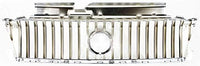 Front Grille Assembly Primed Shell With Chrome Insert Plastic Direct Replacement Compatible With 2005-2007 Mercury Mariner FO1200468 5E6Z8200AA