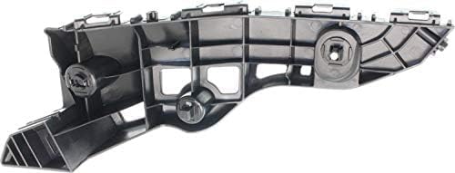 Set Of 2 Front Bumper Bracket Plastic Left Driver & Right Passenger Side Direct Replacement Compatible With 2017-2019 Toyota Highlander TO1043133 TO1042133 521450E080 521460E080