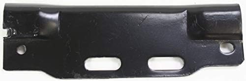 Front Bumper Face Bar Chrome Without Molding Holes + Lower Valance Panel Textured + Mounting Arm Brackets Left & Right Side Direct Replacement Compatible With 1992-1997 Ford F-Series