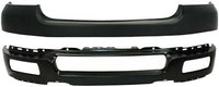 Front Bumper Steel + Upper Cover Primed Direct Replacement Compatible With 2004-2006 Ford F-150 FO1002391 FO1000561 4L3Z17D957DA 4L3Z17757FA