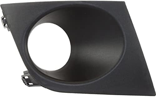 Set Of 2 Front Fog Light Molding Primed Plastic Right Passenger & Left Driver Side Direct Replacement Compatible With 2007-2012 Nissan Versa NI1039112 NI1038112 62256EM30B 62257EM30B