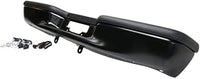 Rear Step Bumper Face Bar Steel With Pads Direct Replacement Compatible With 1997-2003 Ford F-150 FO1103104 YL3Z17906FA-PFM