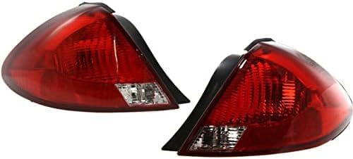 Set Of 2 Tail Light Lens And Housing Left Driver & Right Passenger Side Direct Replacement Compatible With 2000-2003 Ford Taurus FO2801154 FO2800154 3F1Z13404DA 3F1Z13405DA