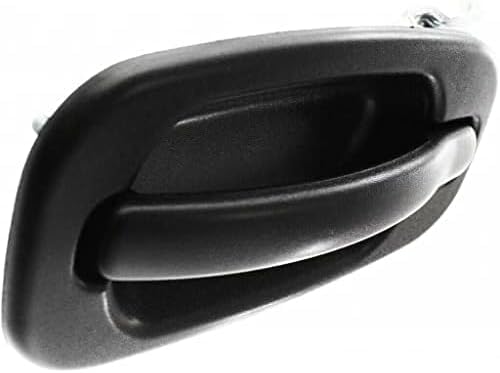 Rear Exterior Door Handle Textured Without Keyhole Left Driver Side Direct Replacement Compatible with 1999-2006 Chevrolet Silverado/GMC Sierra GM1520105 15721571 19356470