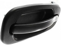 Rear Exterior Door Handle Textured Without Keyhole Left Driver Side Direct Replacement Compatible with 1999-2006 Chevrolet Silverado/GMC Sierra GM1520105 15721571 19356470