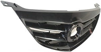 Front Grille Primed Shell And Horizontal Bar Insert Plastic Direct Replacement Compatible With 2003-2005 Mazda 6 MA1200173 GM9A50711ACC
