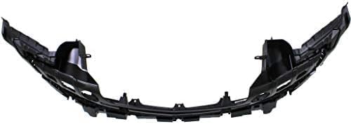 Front Bumper Grille Textured Gray Plastic Direct Replacement Compatible With 2012-2013 Mazda 3 MA1036116 BGV4501T1B