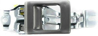 Set of 2 Front Interior Door Handle Lock Without Case with Gray Lever Left Driver & Right Passenger Side Direct Replacement Compatible with 1984-1989 Toyota Pickup TO1353118