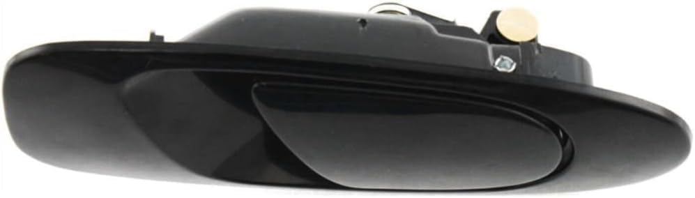 Rear Exterior Door Handle Smooth Black Left Driver Side Direct Replacement Compatible with 1992-1995 Honda Civic HO1520102 72680SR4J01ZC
