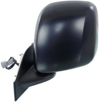 Set Of 2 Front Power Mirror Non-Towing Manual Folding Heated Textured Left Driver & Right Passenger Side Direct Replacement Compatible With 2013-2021 Nissan NI1321246 NI1320246